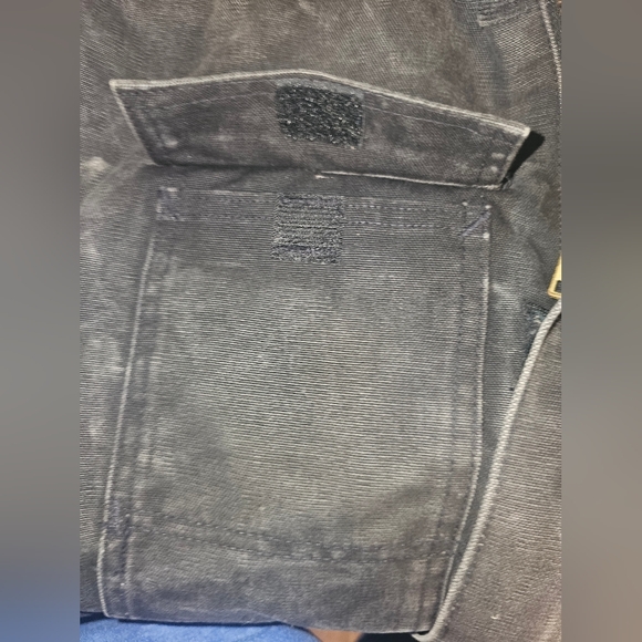 Vintage Carhartt Mens Quilted black chore coat XL 48 Regular - Picture 12 of 16